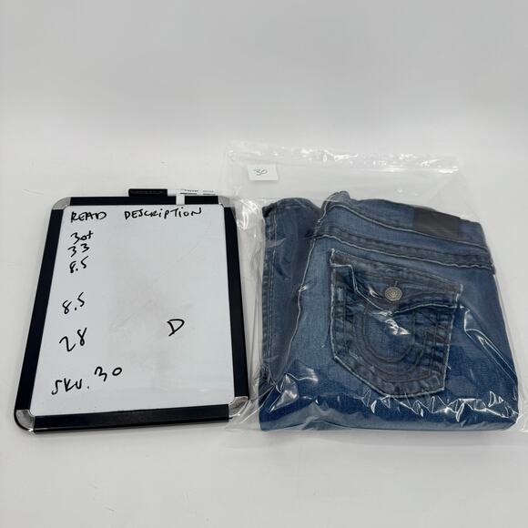 True Religion Jeans Womens 28 (30x33 ACTUAL) Becca Mid Rise Bootcut Super T - Picture 13 of 13